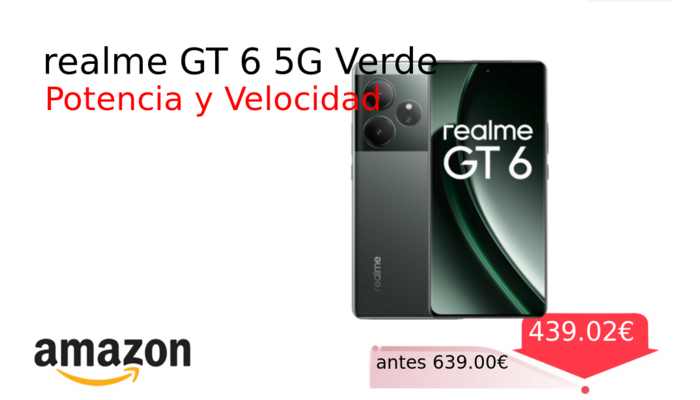 realme GT 6 5G Verde