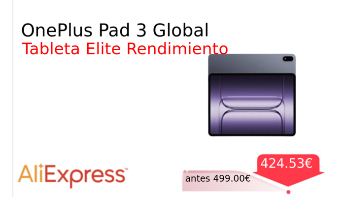 OnePlus Pad 3 Global