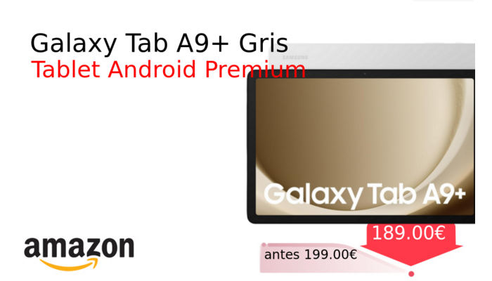Galaxy Tab A9+ Gris