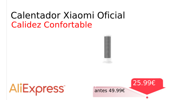 Calentador Xiaomi Oficial