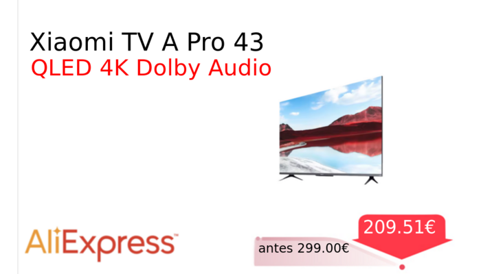 Xiaomi TV A Pro 43