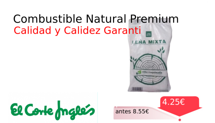 Combustible Natural Premium