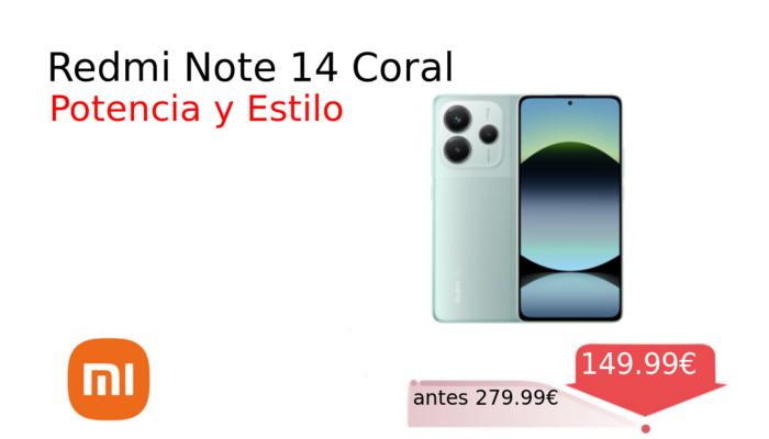 Redmi Note 14 Coral