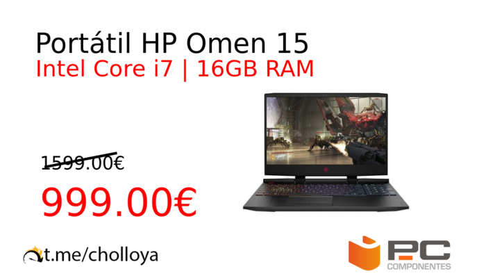 Portátil HP Omen 15