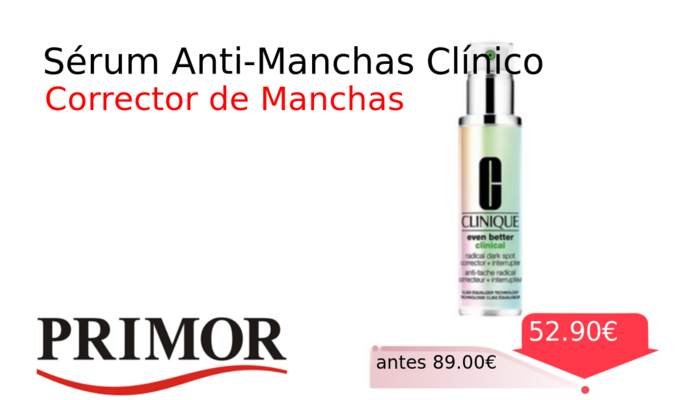 Sérum Anti-Manchas Clínico