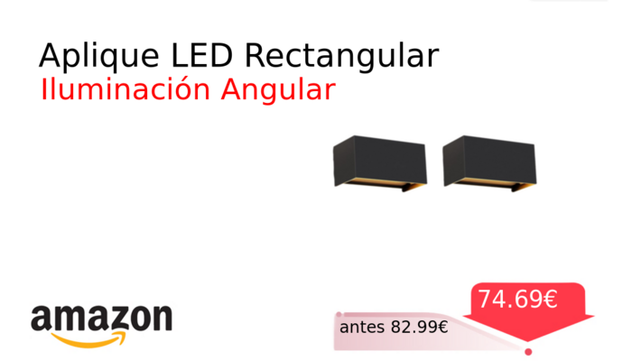 Aplique LED Rectangular