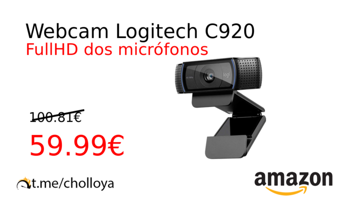 Webcam Logitech C920