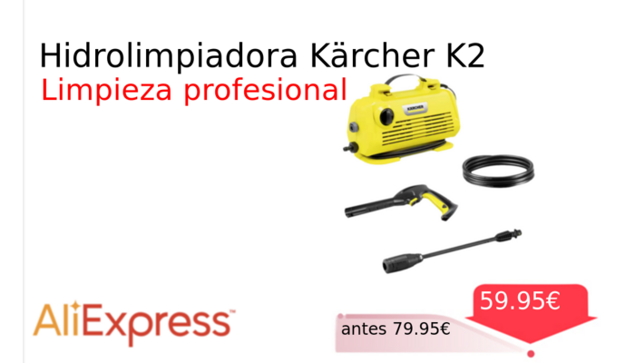 Hidrolimpiadora Kärcher K2