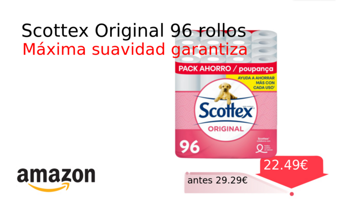Scottex Original 96 rollos