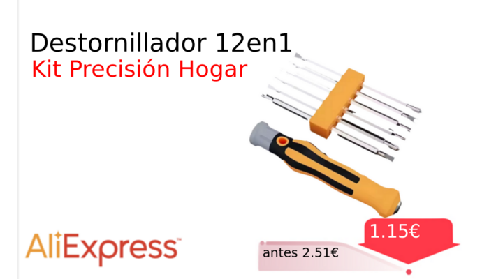 Destornillador 12en1