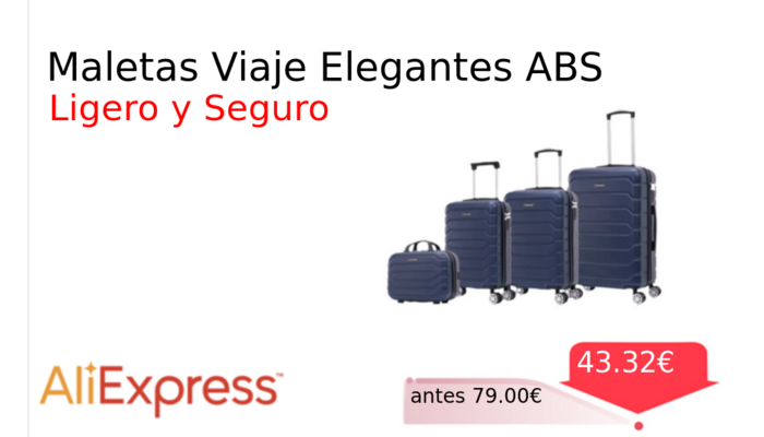 Maletas Viaje Elegantes ABS