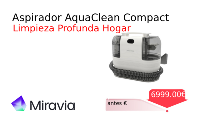 Aspirador AquaClean Compact