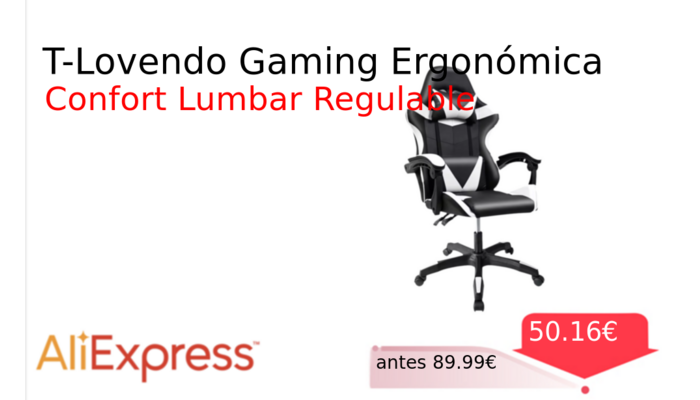 T-Lovendo Gaming Ergonómica