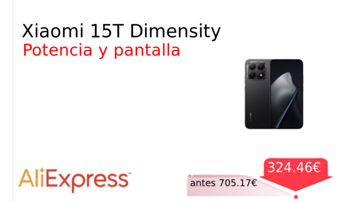 Xiaomi 15T Dimensity