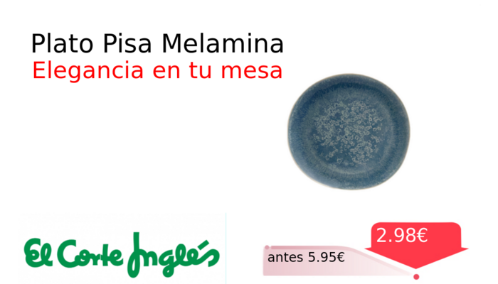 Plato Pisa Melamina