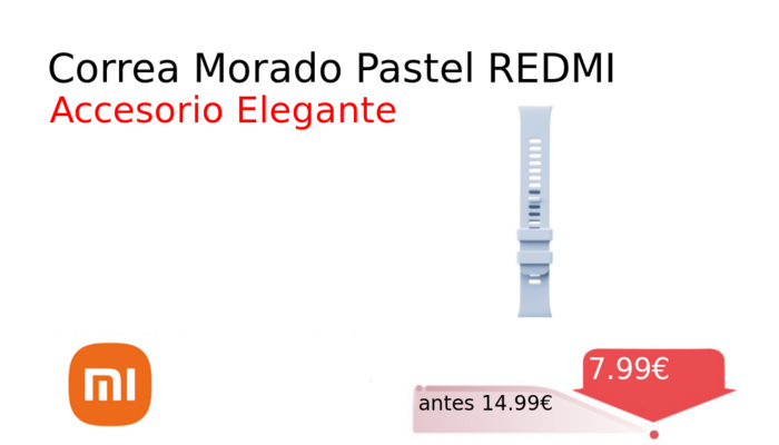 Correa Morado Pastel REDMI