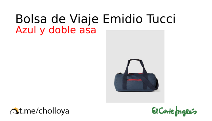 Bolsa de Viaje Emidio Tucci