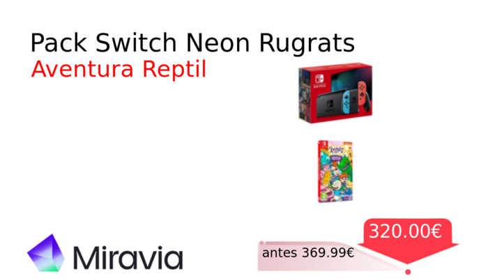 Pack Switch Neon Rugrats