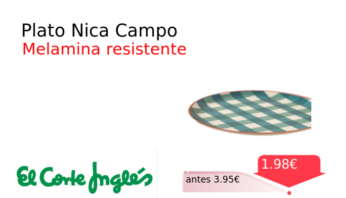 Plato Nica Campo