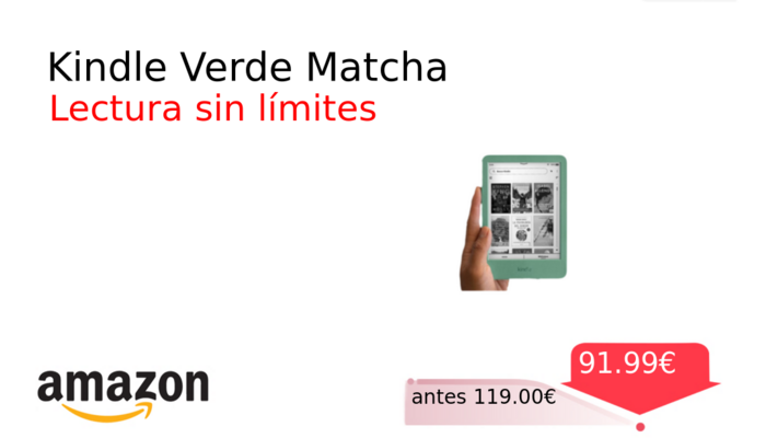 Kindle Verde Matcha