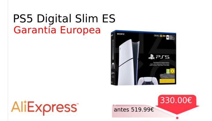 PS5 Digital Slim ES
