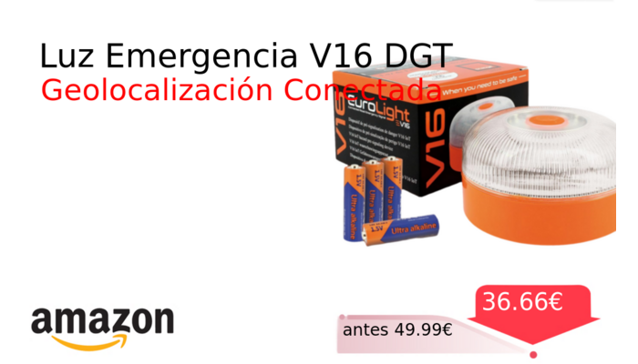 Luz Emergencia V16 DGT
