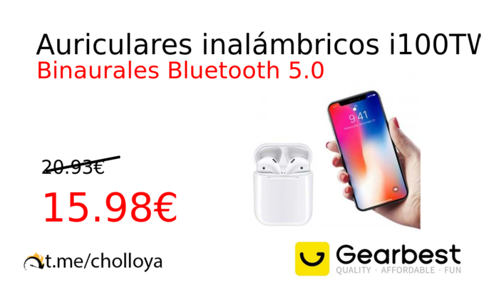 Auriculares inalámbricos i100TWS