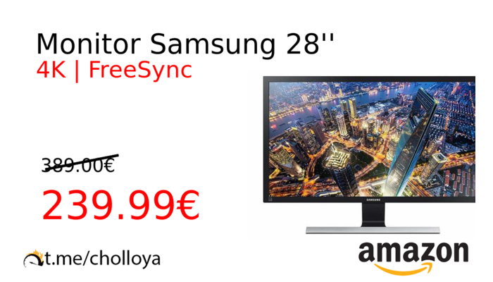 Monitor Samsung 28''