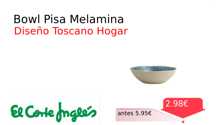 Bowl Pisa Melamina