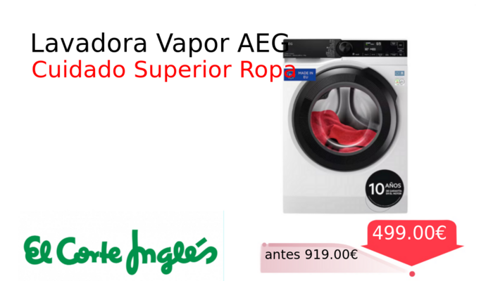 Lavadora Vapor AEG