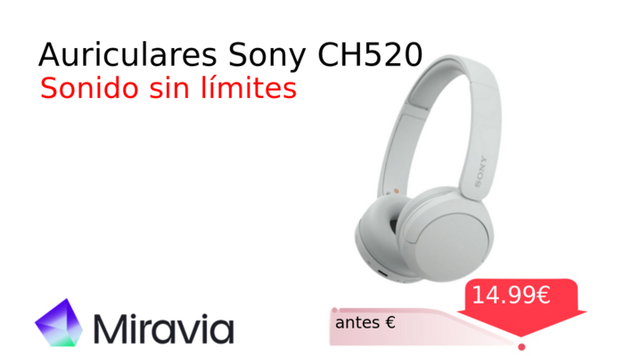 Auriculares Sony CH520