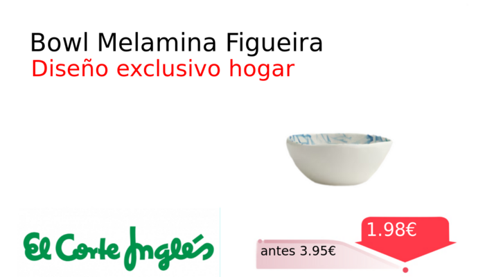 Bowl Melamina Figueira