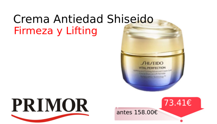 Crema Antiedad Shiseido
