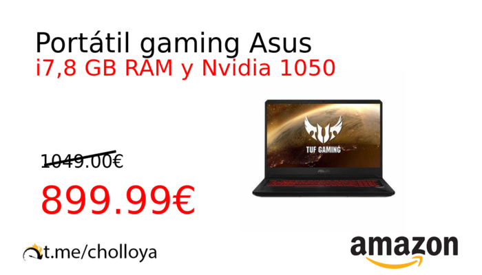 Portátil gaming Asus