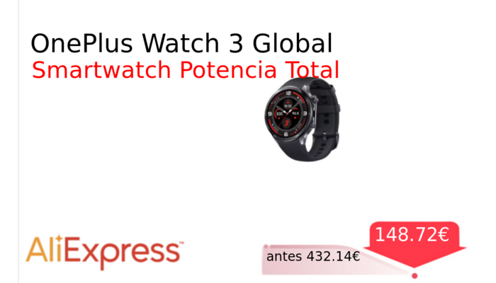 OnePlus Watch 3 Global