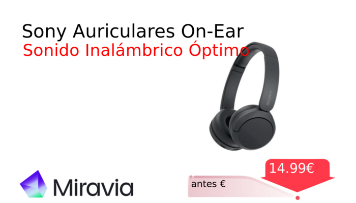 Sony Auriculares On-Ear