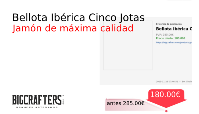 Bellota Ibérica Cinco Jotas