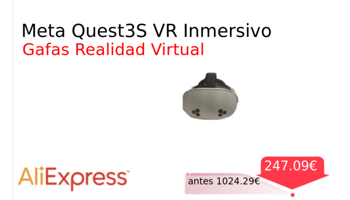 Meta Quest3S VR Inmersivo