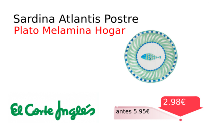Sardina Atlantis Postre
