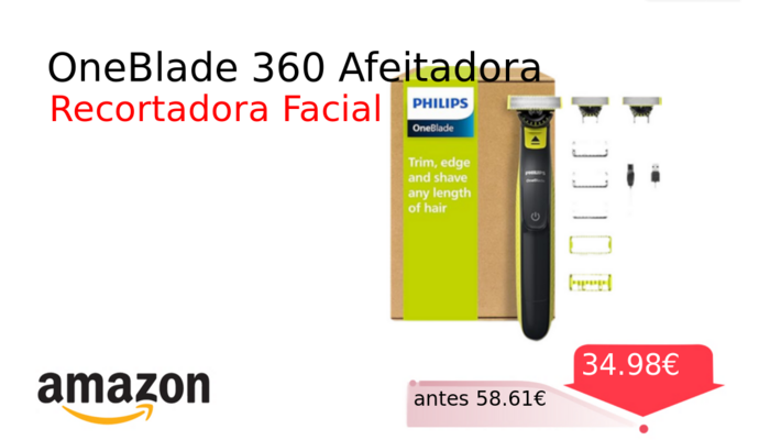 OneBlade 360 Afeitadora