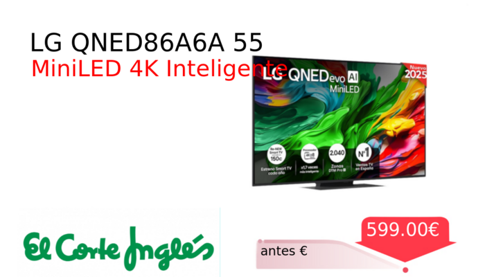 LG QNED86A6A 55
