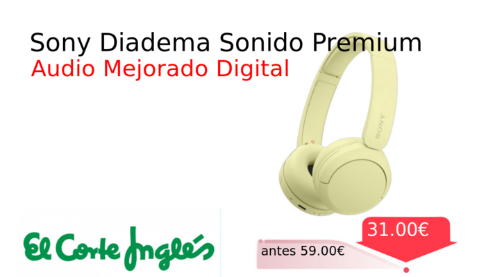 Sony Diadema Sonido Premium