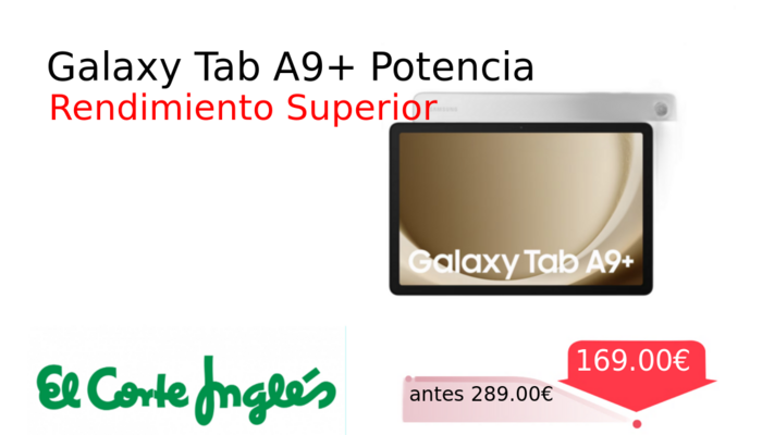 Galaxy Tab A9+ Potencia