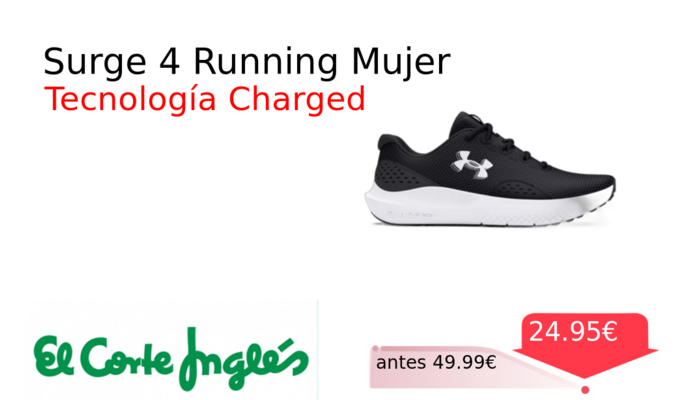 Surge 4 Running Mujer