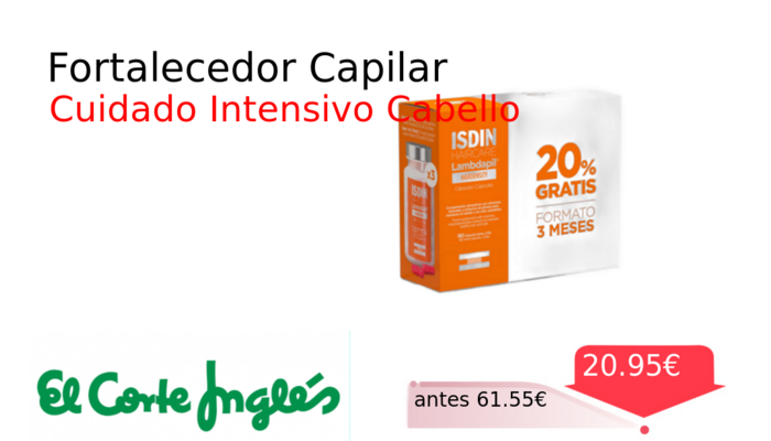 Fortalecedor Capilar