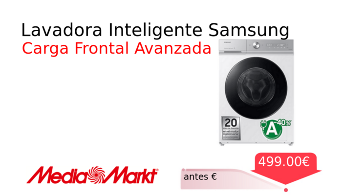 Lavadora Inteligente Samsung
