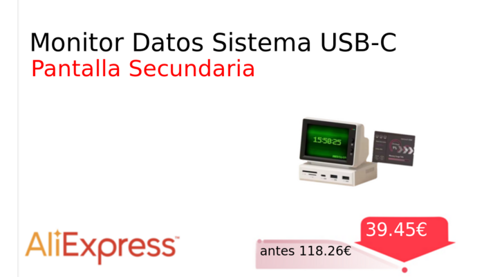 Monitor Datos Sistema USB-C