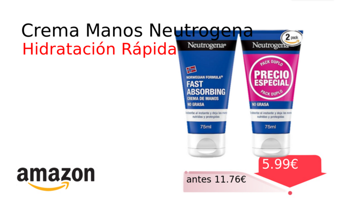Crema Manos Neutrogena