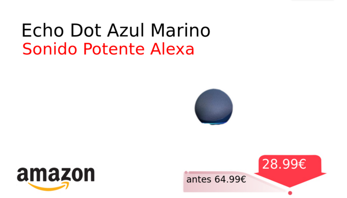 Echo Dot Azul Marino