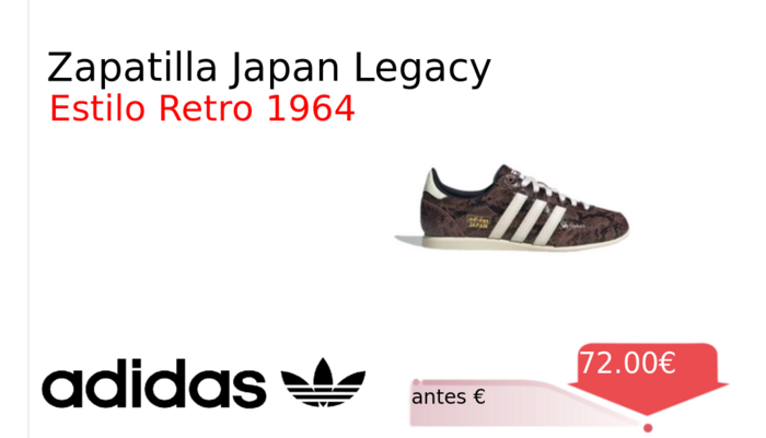 Zapatilla Japan Legacy
